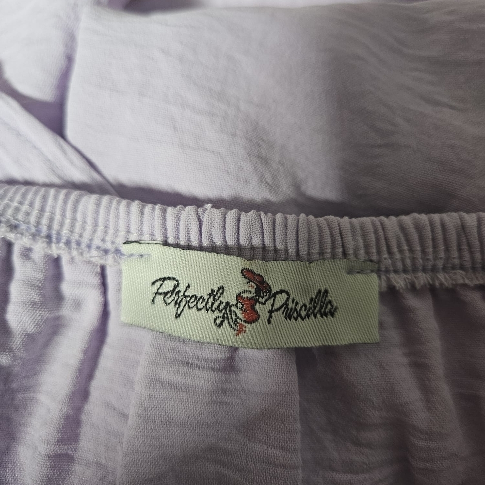 Purple Ruffled Off-Shoulder Maxi Sundress - Picture 2 of 9